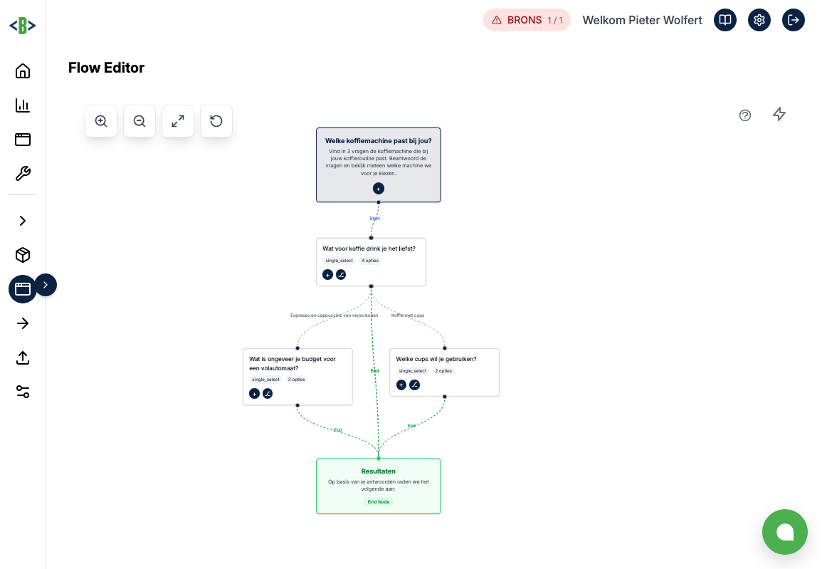 Keuzehulp Bouwer Interface